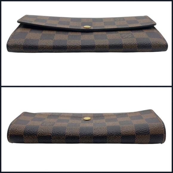 Louis Vuitton Damier Ebene Portefeuille Sarah W/Box and Dust bag - Picture 10 of 16